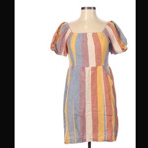 American eagle multicolor linen dress